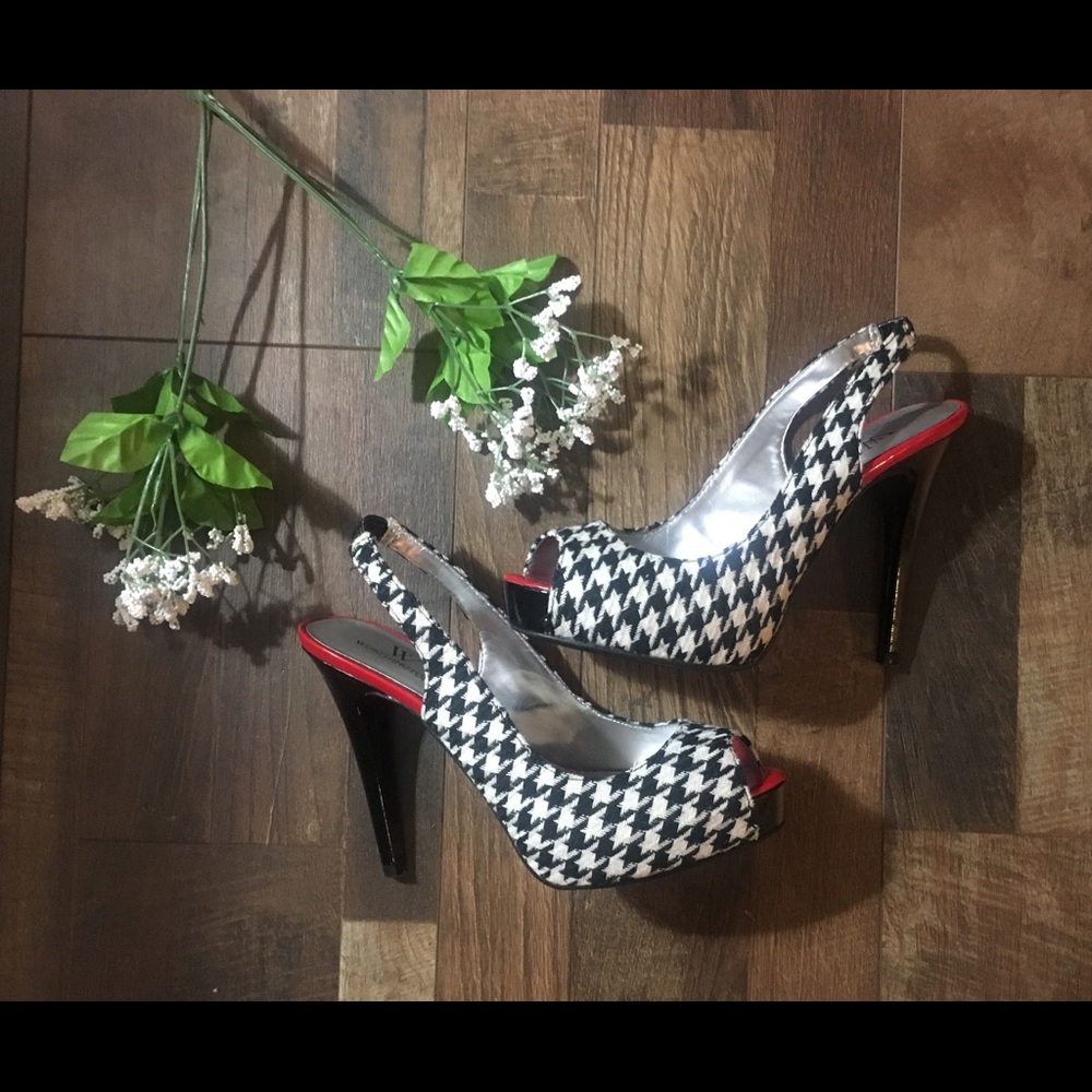 Houndstooth Heels